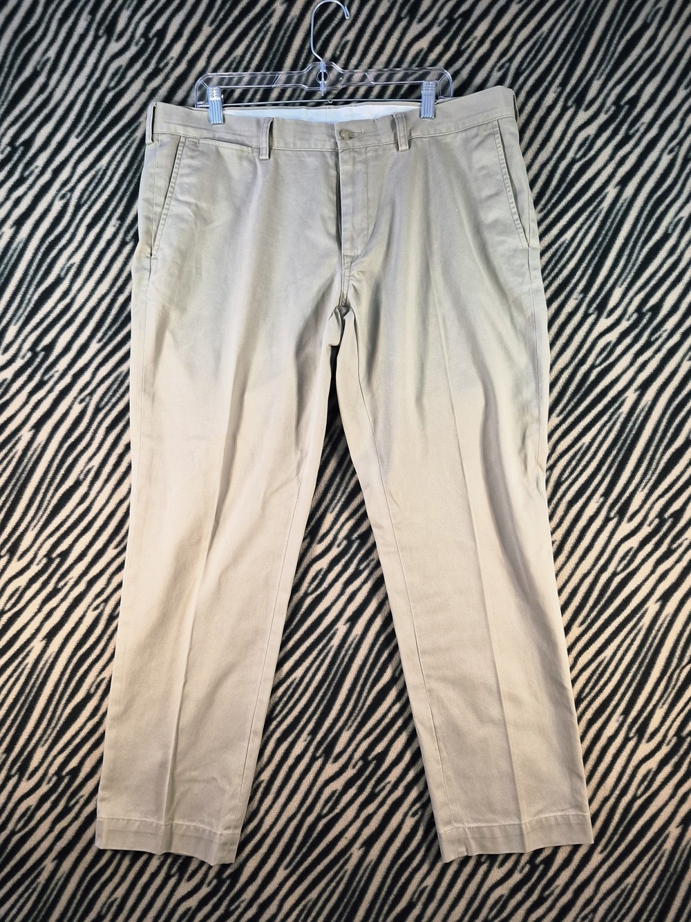 Polo Ralph Lauren Men's Slim Fit Chino Pants Flat Front Tan Khaki